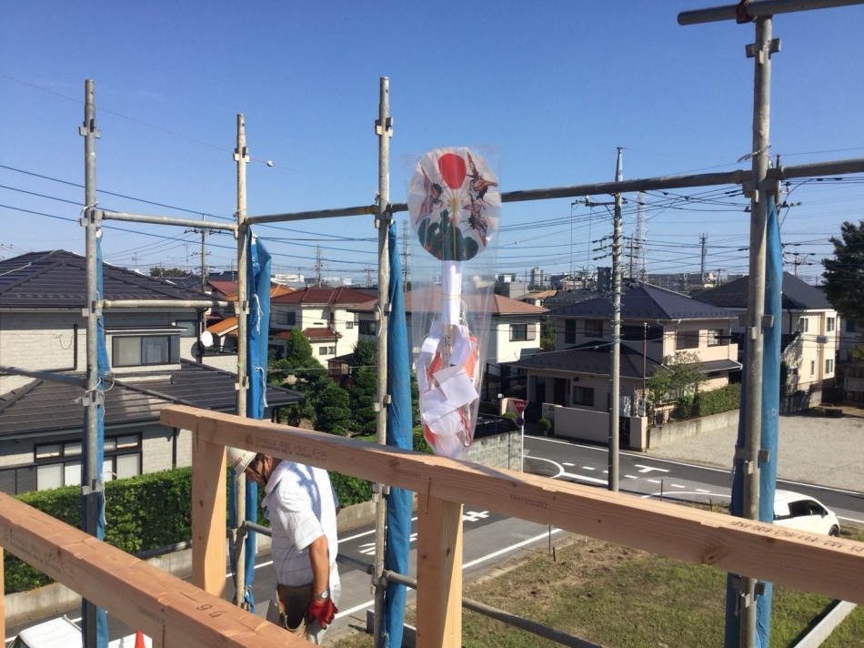 吉川市M様邸ガレージハウスは上棟しました。