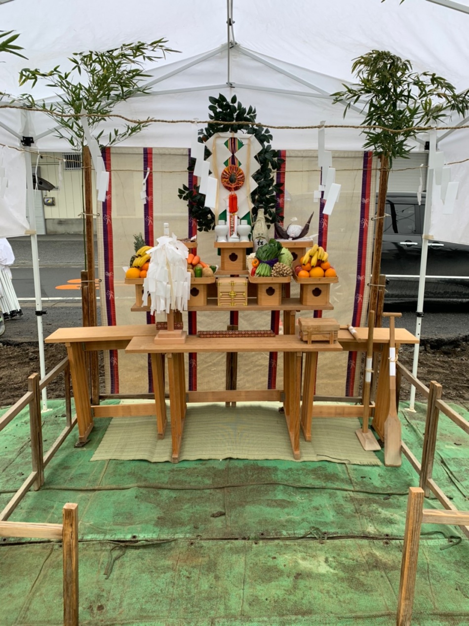 八潮市O様邸の地鎮祭でした。