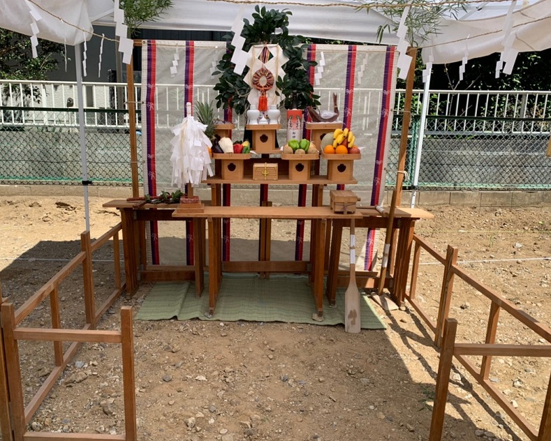 【地鎮祭を行いました】千葉県市川市I様邸新築工事