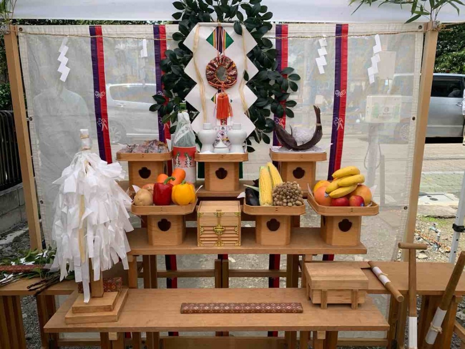 東京都葛飾区K様邸注文住宅新築工事は地鎮祭を行いました。