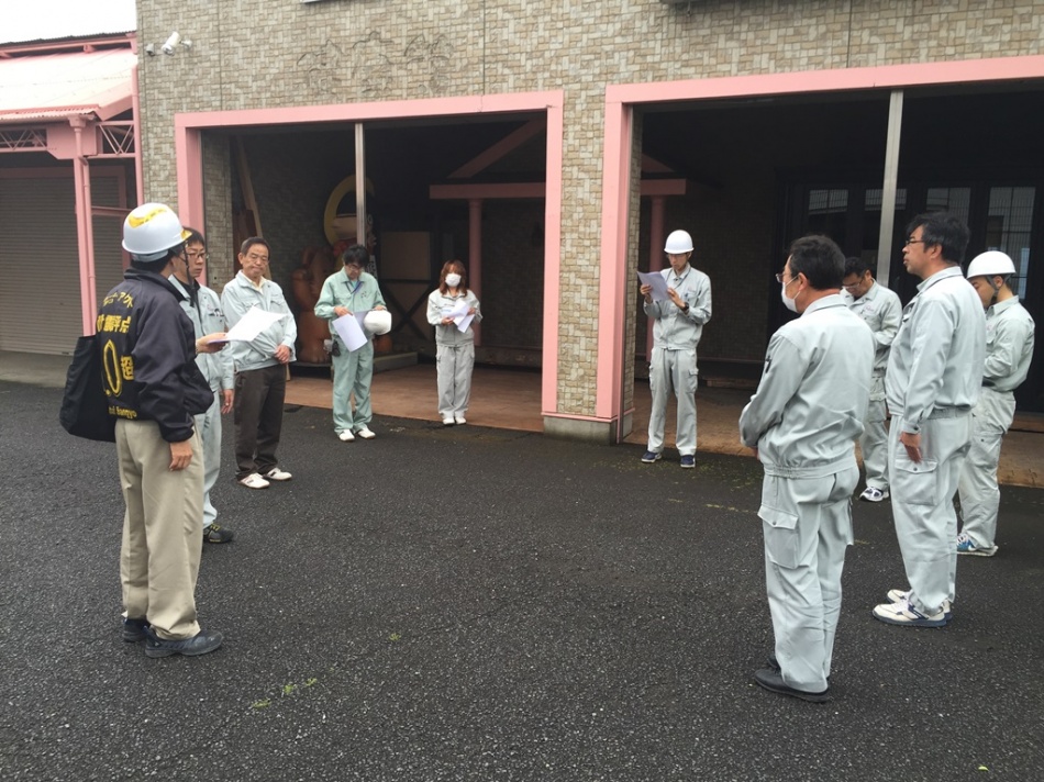 第259回安全パトロールを行いました。施工品質と安全をチェックします。松井産業