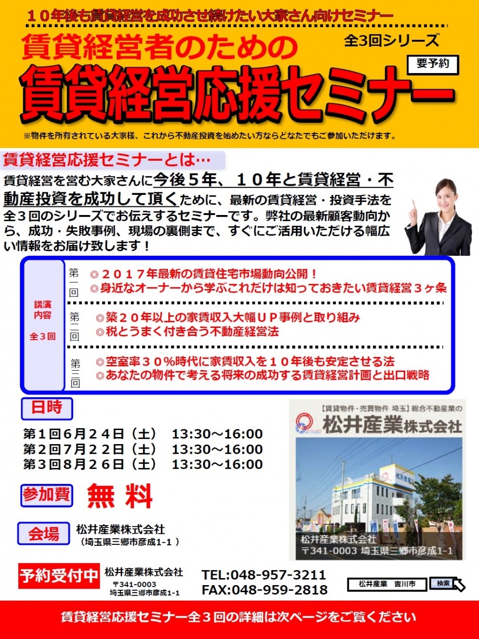 空き部屋を、なんとか満室にしたい！