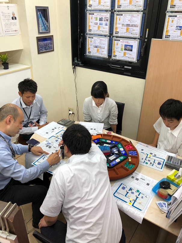 【吉川店】マネジメントゲームを行っています。