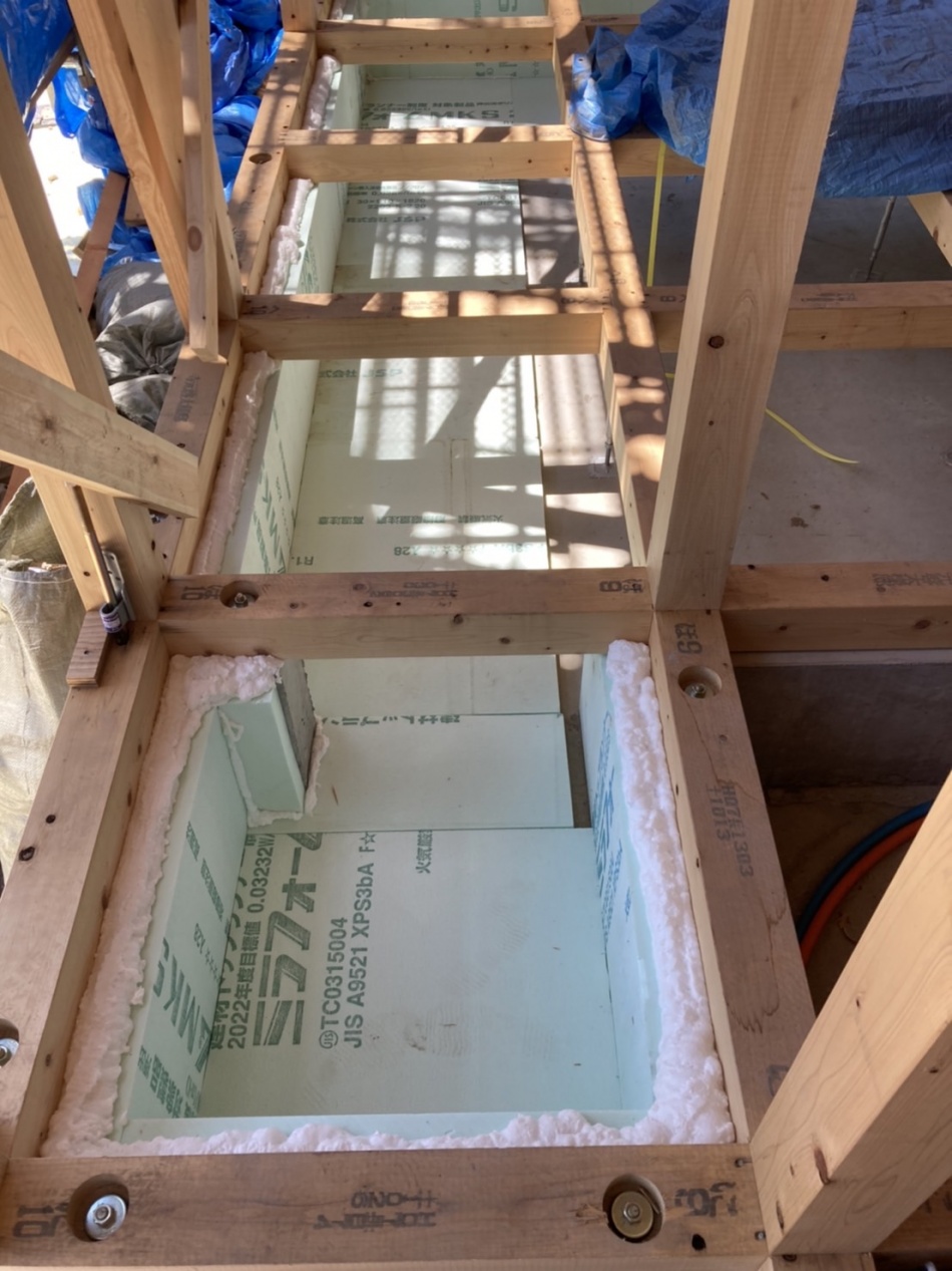 埼玉県三郷市T様邸注文住宅新築工事は基礎断熱工事を行いました。