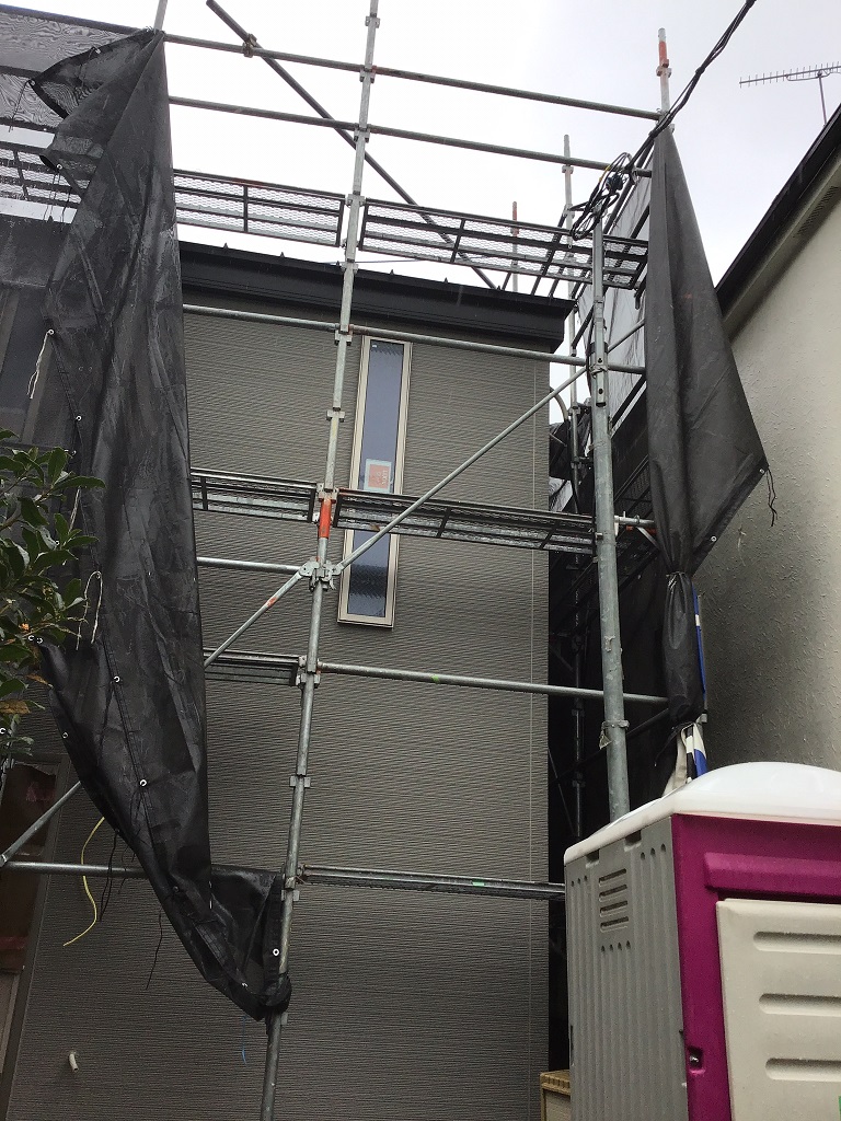 台風養生を行いました。松井産業