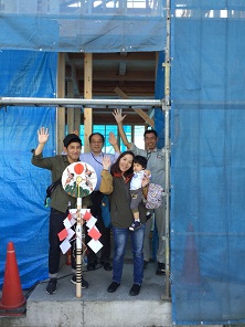 吉川市K様邸上棟後のお清めをしました。