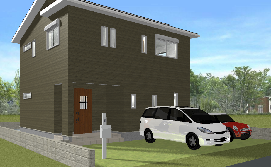 埼玉県三郷市E様邸注文住宅新築工事は完成見学会を行います。