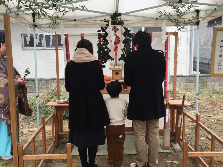 三郷市K様邸地鎮祭でした。