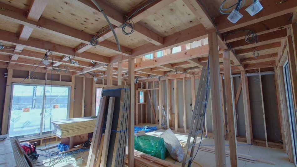 埼玉県三郷市F様賃貸ガレージハウス新築工事は電気工事配線工事を行いました。