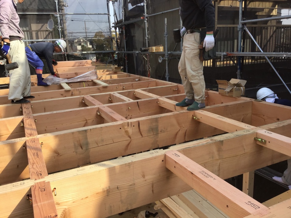 吉川市K様邸は上棟しました。松井産業