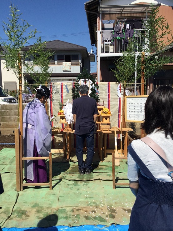 さいたま市O様邸は地鎮祭を行いました。