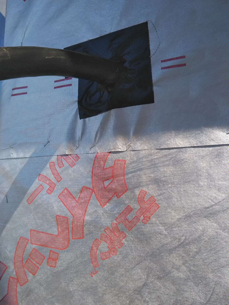 【埼玉県北葛飾郡松伏町】I様邸注文住宅新築工事は防水紙タイベックシルバーを施工しました。