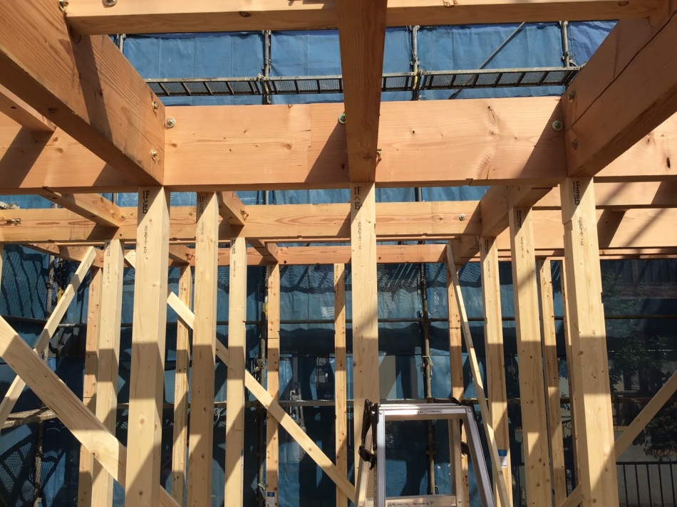 三郷市K様邸は上棟しました。松井産業