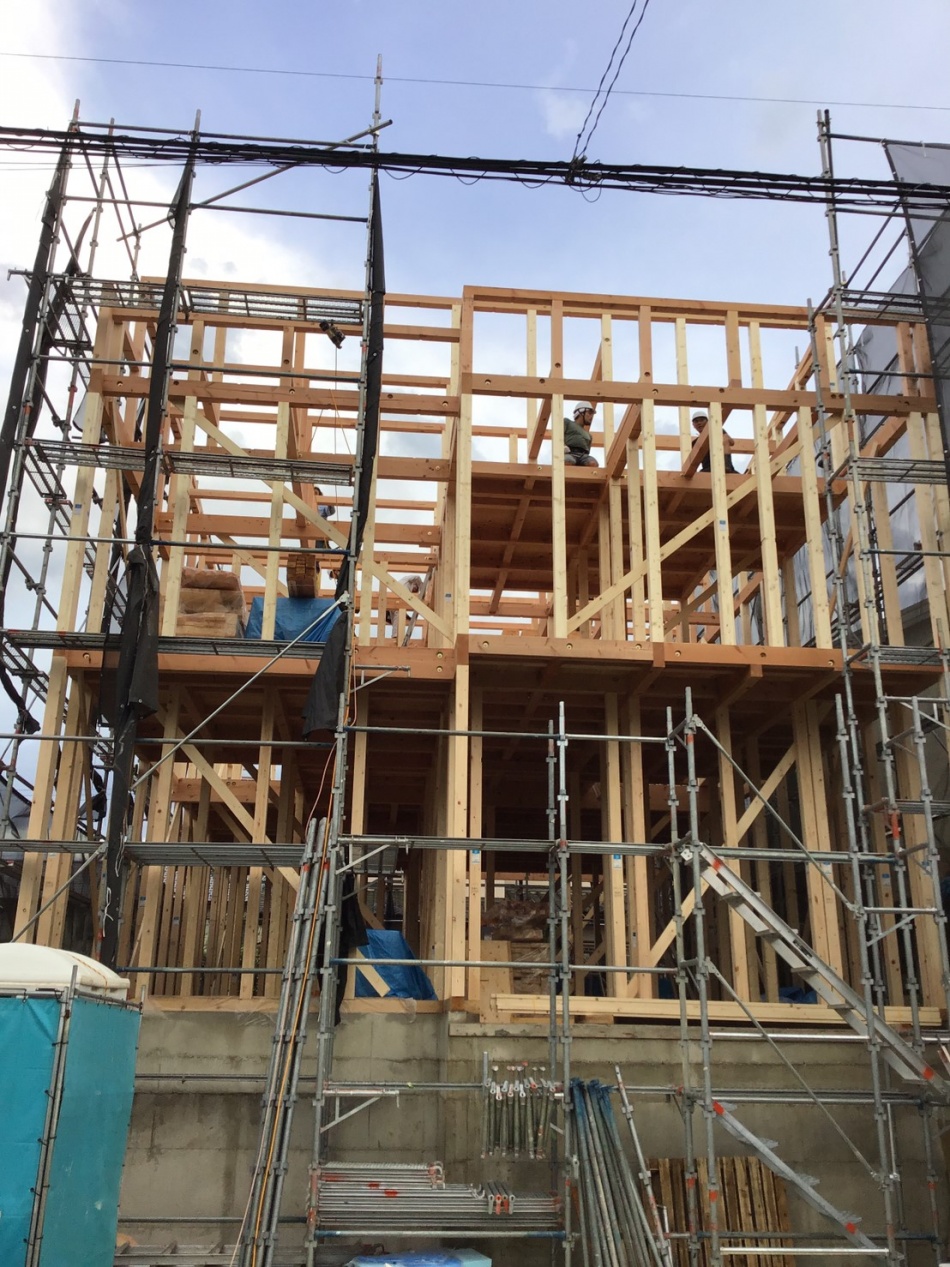 松戸市A様邸は上棟しました。松井産業