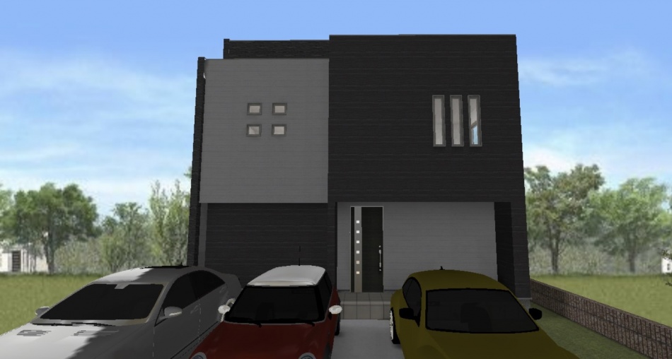 【予約制完成見学会】松戸市「モダンでスタイリッシュな外観と広々リビングが特徴の家」