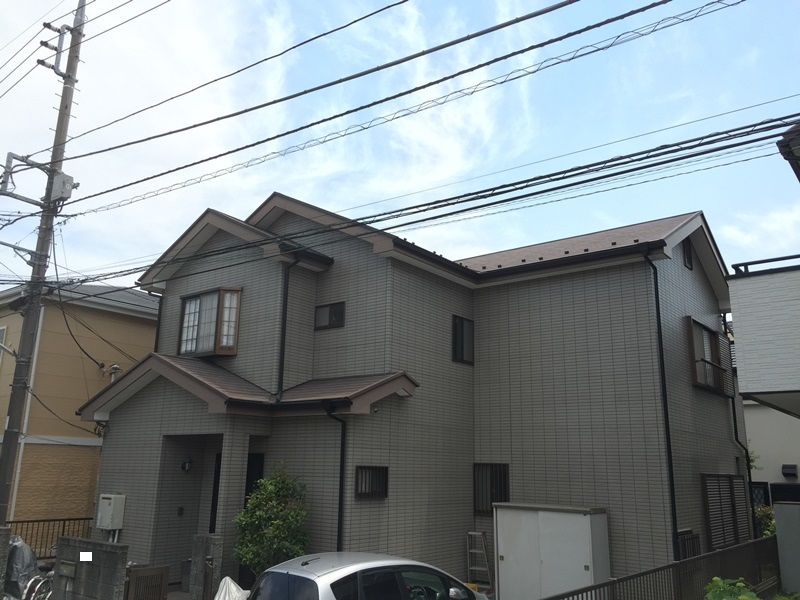 【埼玉県吉川市】きよみ野K様邸塗装工事が完了いたしました。サイディングの模様を活かしたクリヤー工法。松井産業株式会社