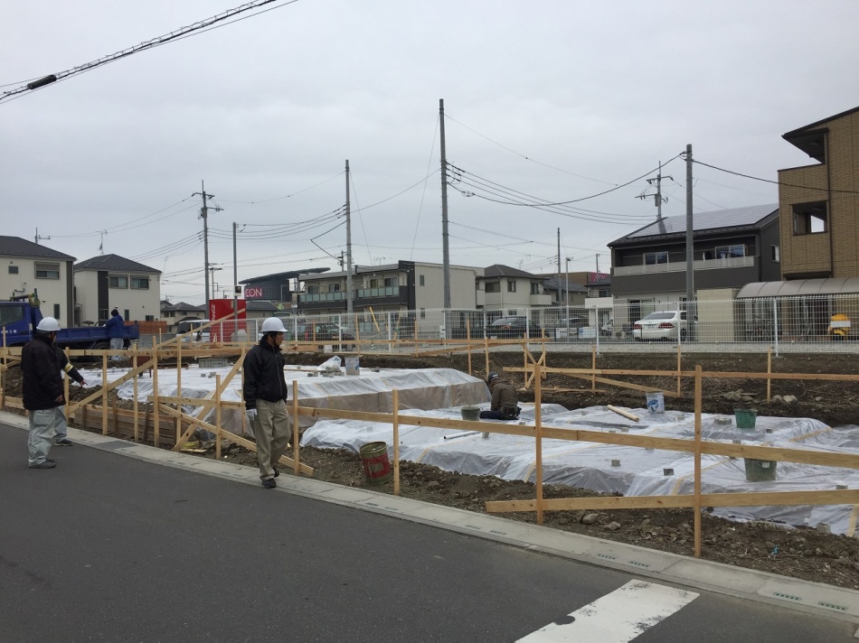 越谷レイクタウン事務所が着工しました。松井産業