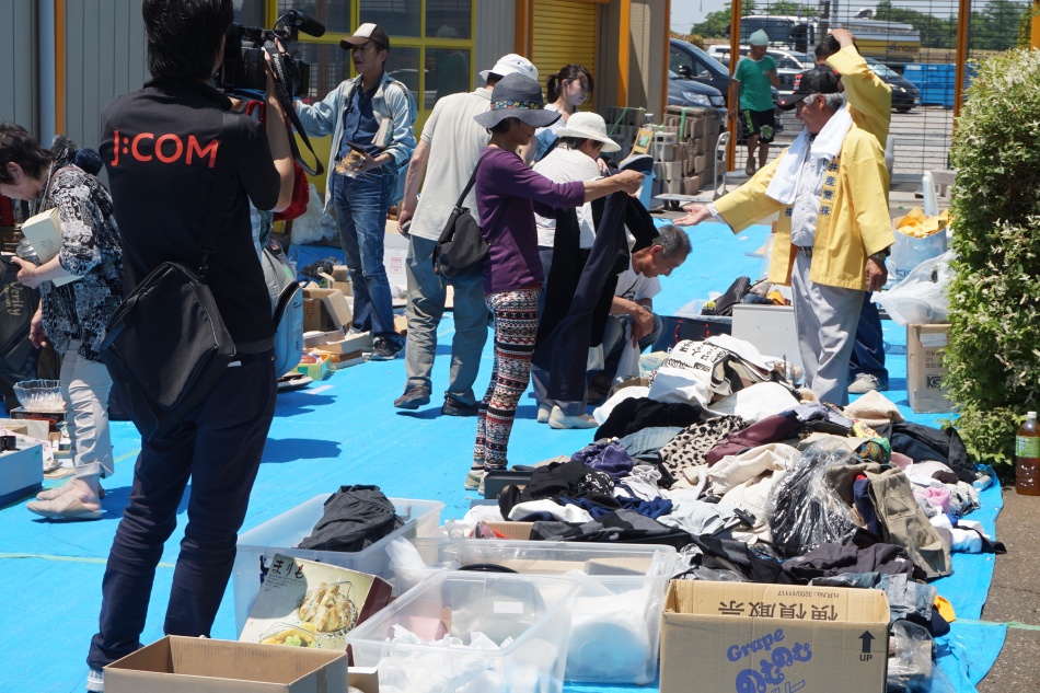 5/21の「掘り出し市」をJ:com様が取材。