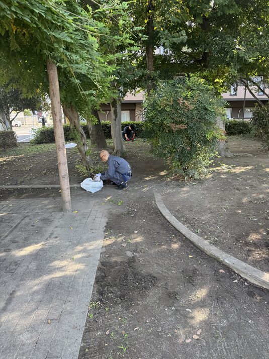 埼玉県吉川市 地域活動 地元木売第二公園環境整備お手伝い