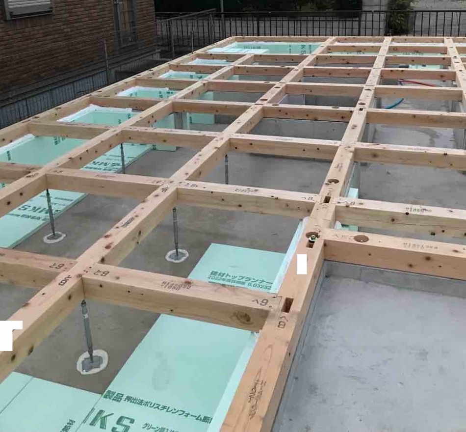 埼玉県三郷市S様邸注文住宅新築工事は基礎土台敷工事を行いました。