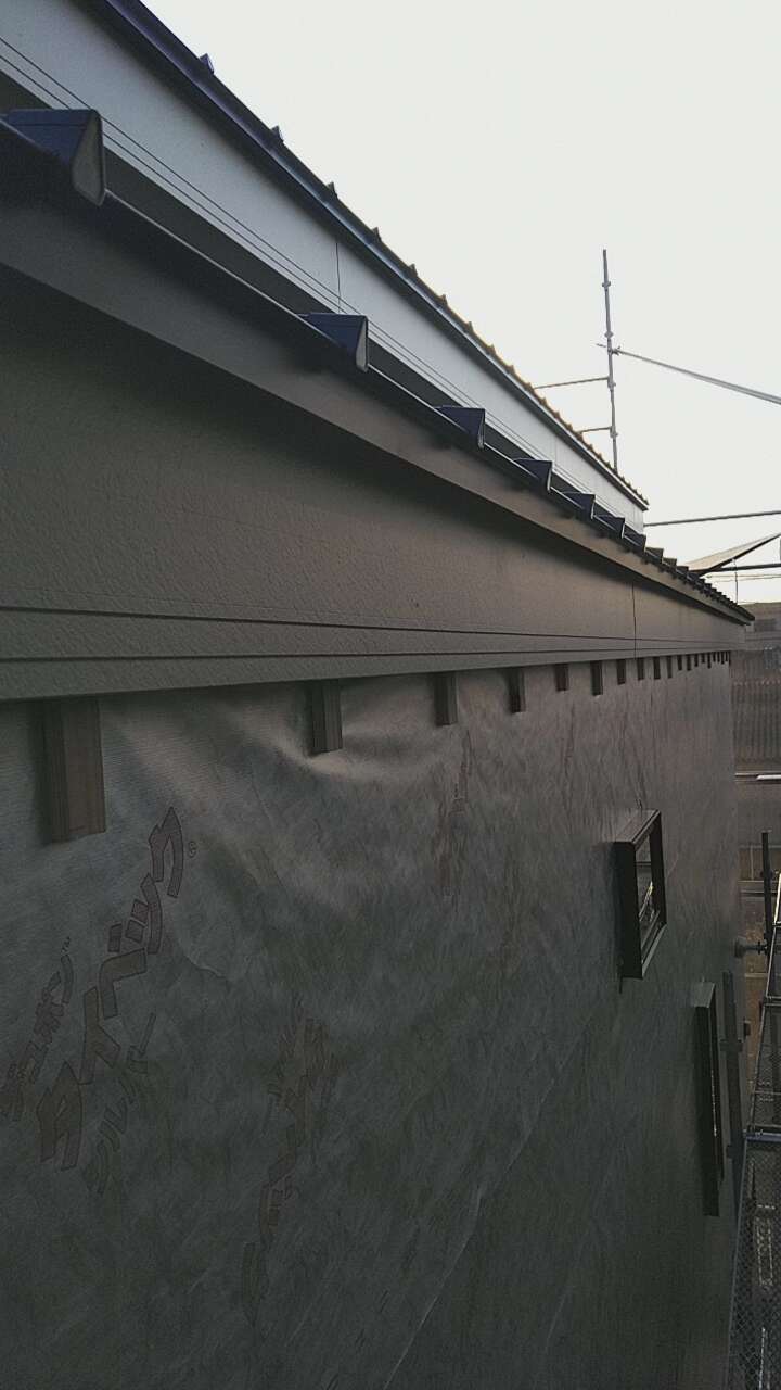 埼玉県吉川市M様邸注文住宅新築工事は軒、破風の施工を行いました。