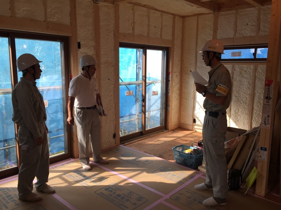 【埼玉県三郷市】K様邸は現場パトロール中です。当社で家を建築した職人さんの声をいただきました!