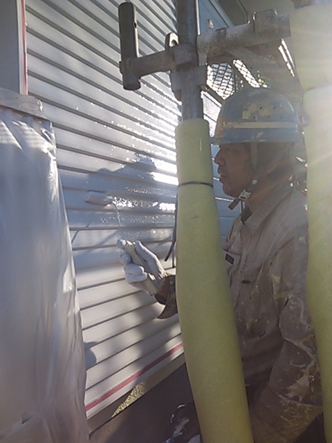 【埼玉県越谷市】E様邸フルリフォーム工事,屋根,各部塗装工事の段取りです。松井産業株式会社リフォーム館