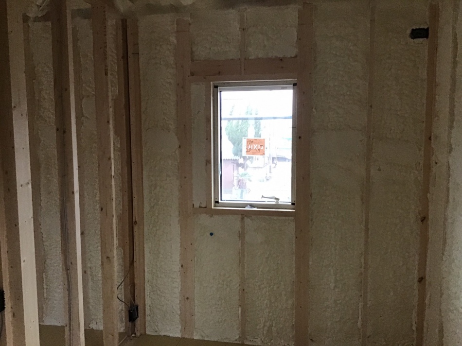 【埼玉県越谷市】S様邸はウレタン吹き付け断熱工事を行いました。