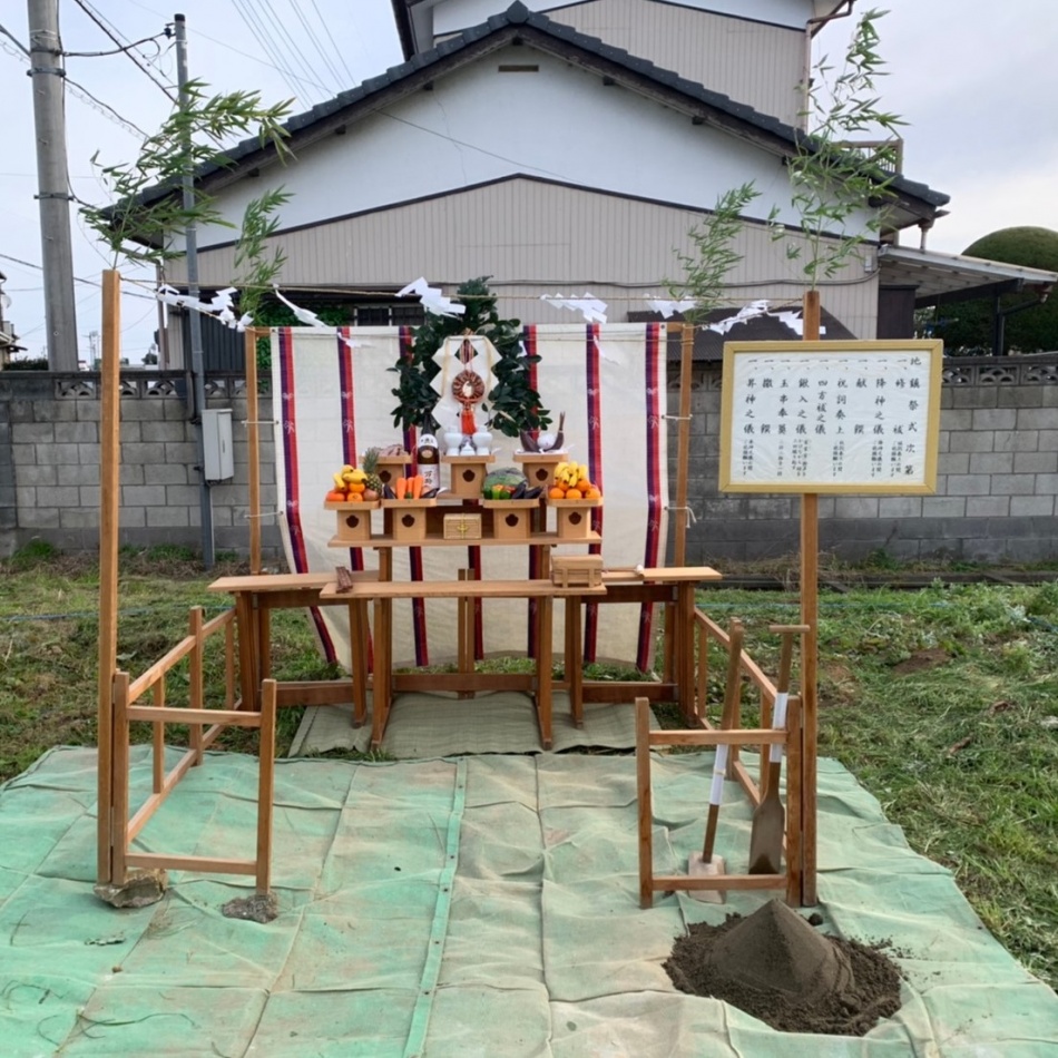 【三郷市】T様邸地鎮祭を行いました。