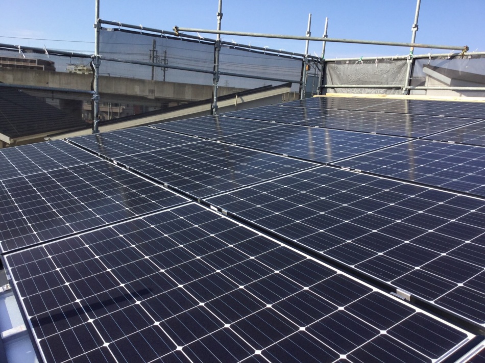 【八潮市】M様邸「中庭のあるオシャレな高性能省エネコートハウス」は太陽光パネル工事を行いました。松井産業 イシンホーム三郷店