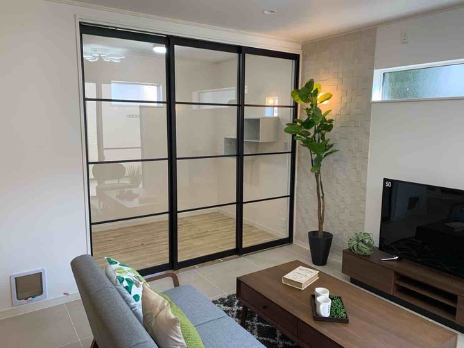 千葉県市川市A様邸テレワーク用のスペースです。