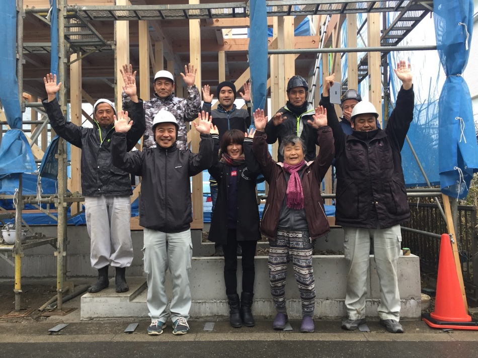 三郷市E様邸の上棟でした。松井産業