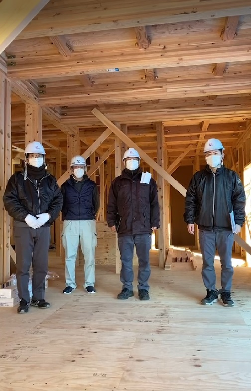 埼玉県八潮市S様邸注文住宅新築工事上棟後の金物チェックを行いました。