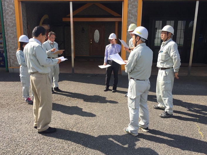 毎週のパトロールを行いました。松井産業