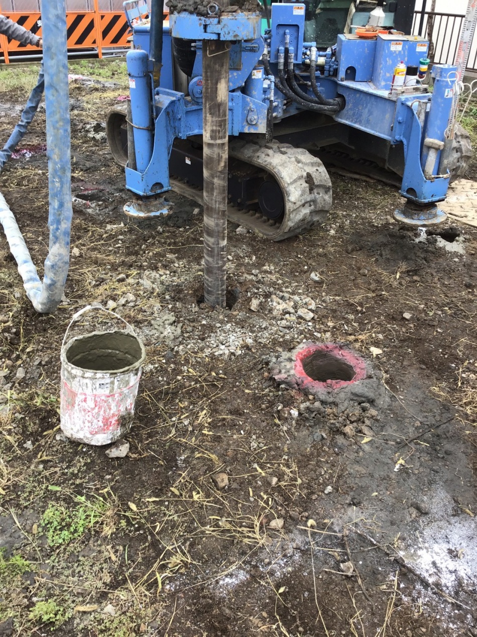 【埼玉県三郷市】K様邸注文住宅新築工事は地盤改良工事です。