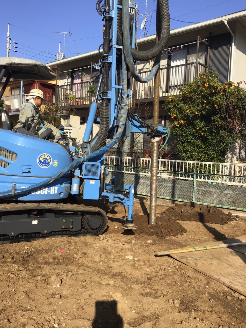 千葉県市川市A様邸は地盤改良工事を行っています。