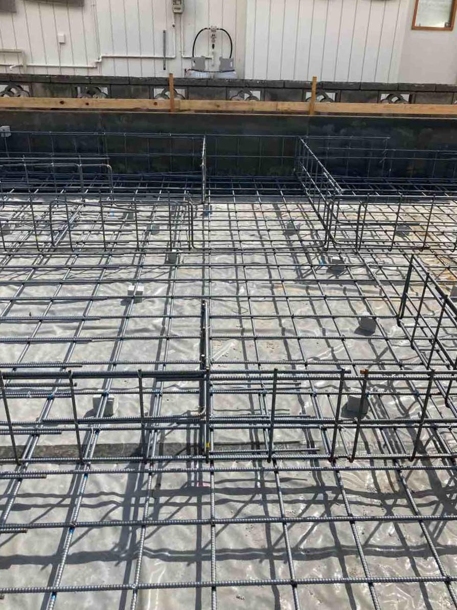 千葉県松戸市S様邸注文住宅新築工事は基礎配筋工事を行いました。