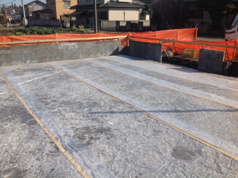 【千葉県野田市】N様邸地盤改良工事,砂利敷き,捨コン打設。松井産業株式会社 イシンホーム三郷店