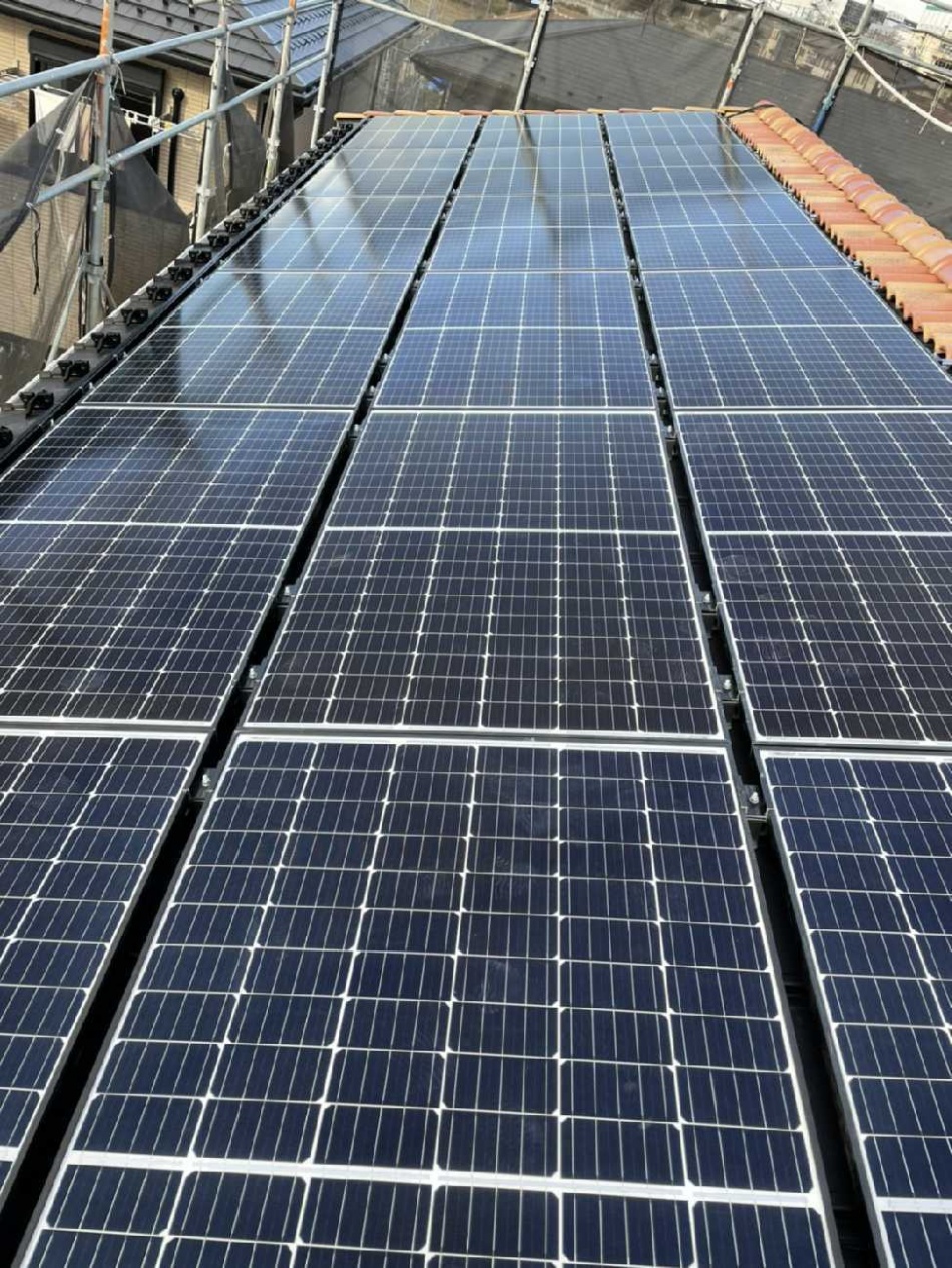 埼玉県越谷市S様邸注文住宅新築工事は太陽光パネル設置しました。