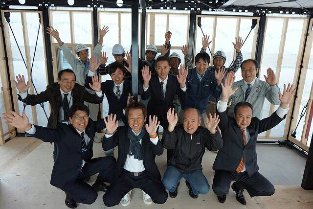 【埼玉県三郷市】O様賃貸住宅は上棟後にお清めを行いました。松井産業