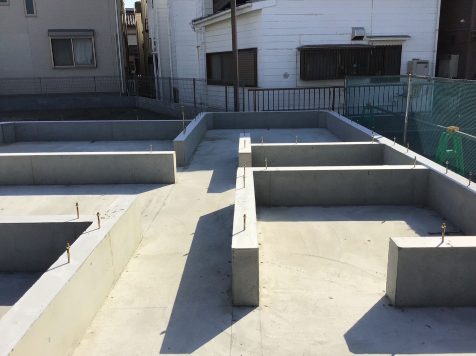 足立区S様邸は基礎工事中です。