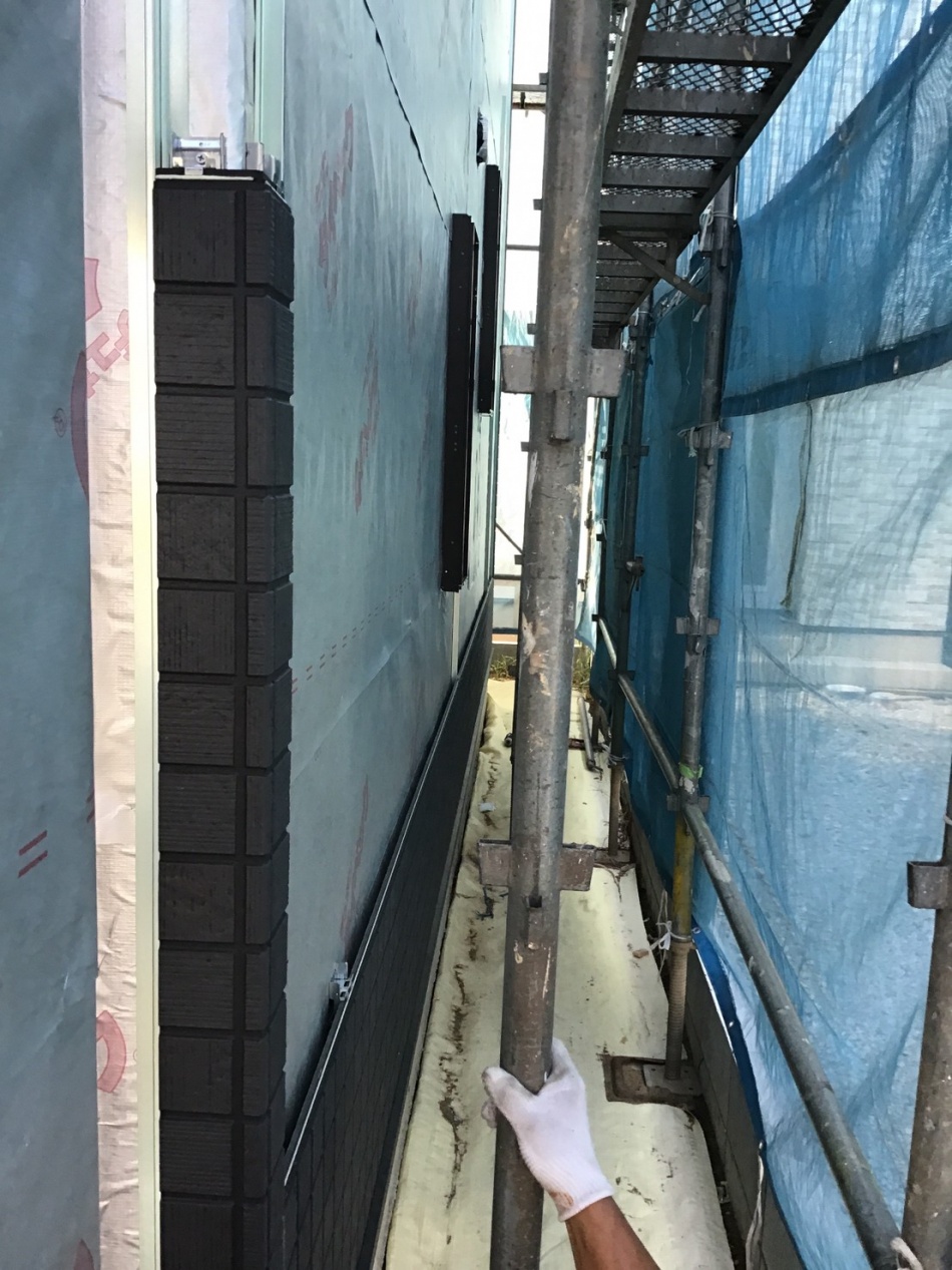 【埼玉県三郷市】N様邸注文住宅新築工事は外壁工事中です。