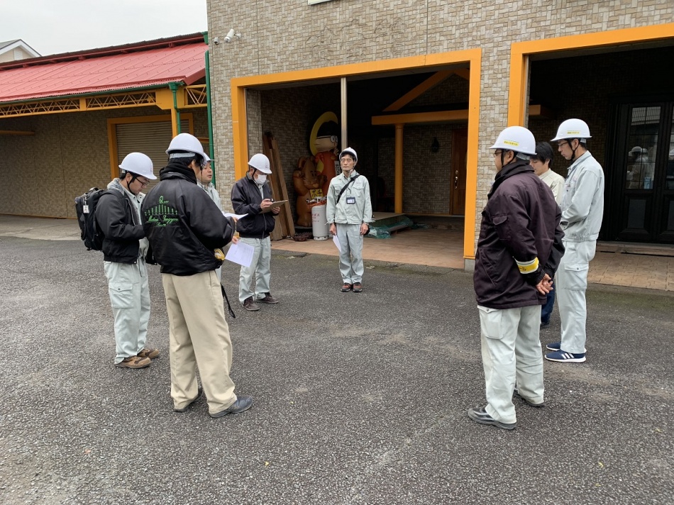 毎週の安全パトロールを行いました。松井産業