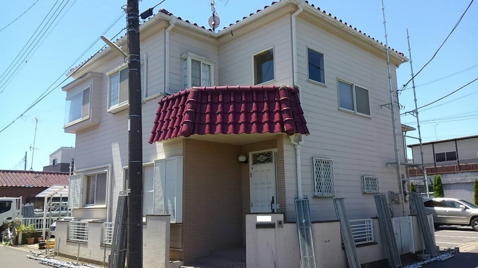 【埼玉県三郷市】T様邸塗装工事は足場組みを行いました。松井産業リフォーム館