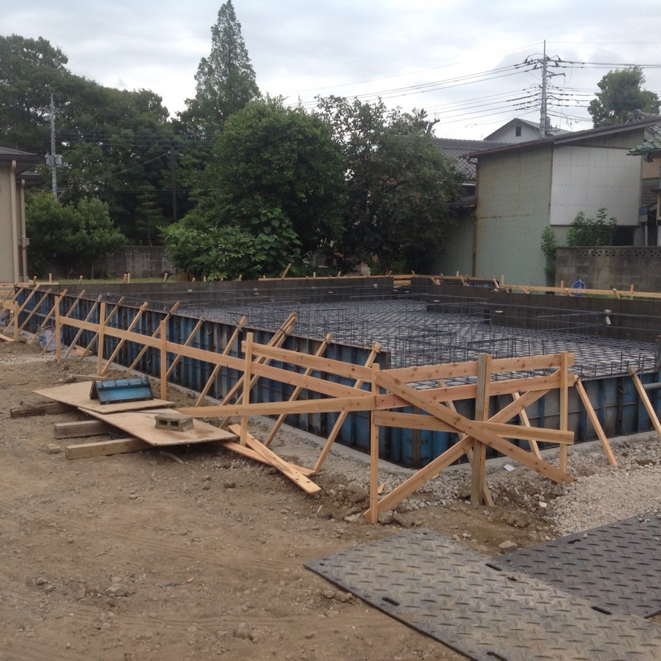 三郷市I様邸は基礎工事鉄筋組みを行いました。松井産業 イシンホーム三郷店