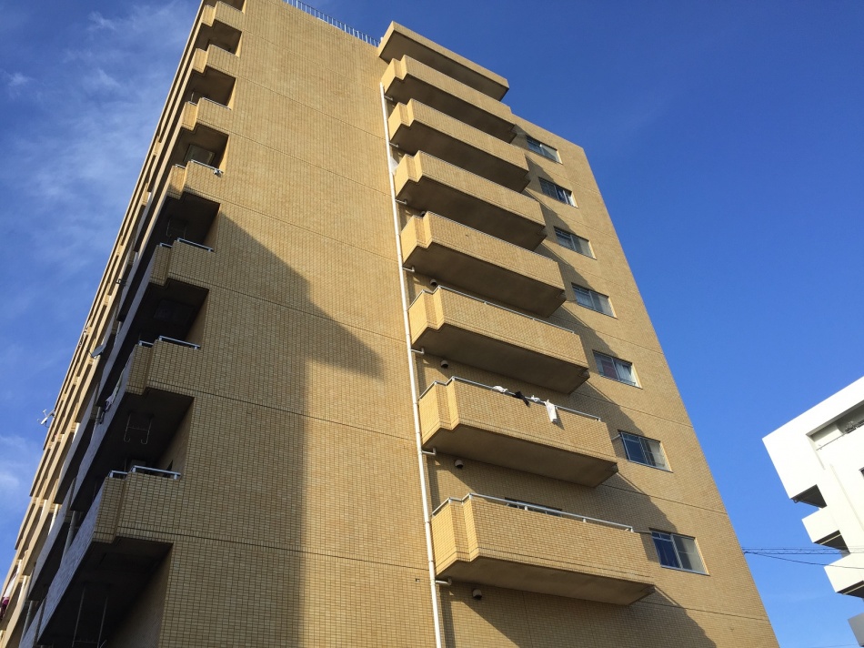 【三郷市】8階建て賃貸ファミリーマンション外装リニューアル工事