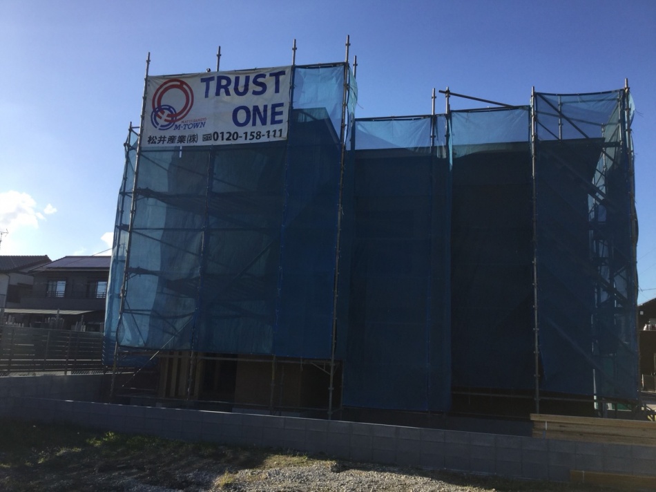 吉川市M様邸は工事が始まっています。