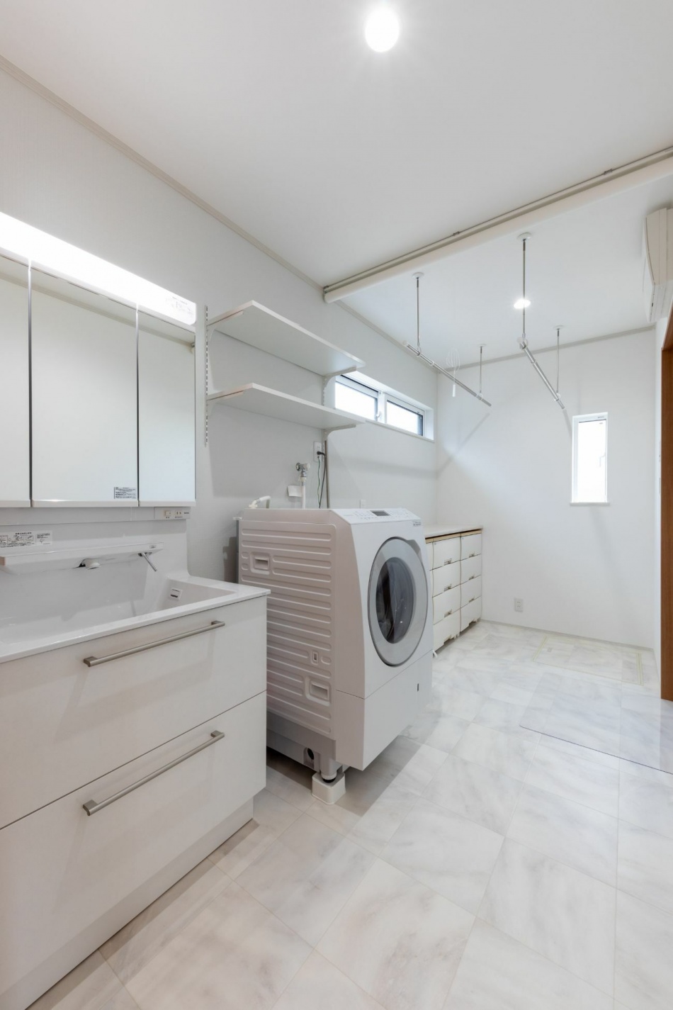 【埼玉県三郷市】T様邸家事時間が短くなる家事ラクな洗面脱衣室です。