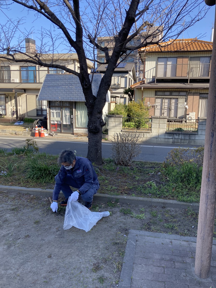 吉川市・木売公園に春の光を。地元の町会さまと共に歩む「街の美化活動」