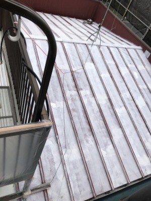 屋根塗装剥がし (2)